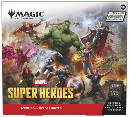 Magic the Gathering [MTG] - Marvel Super Heroes Scene Box - Villains Unleashed - Heroes United - Marvel Super Heroes (MSH) -