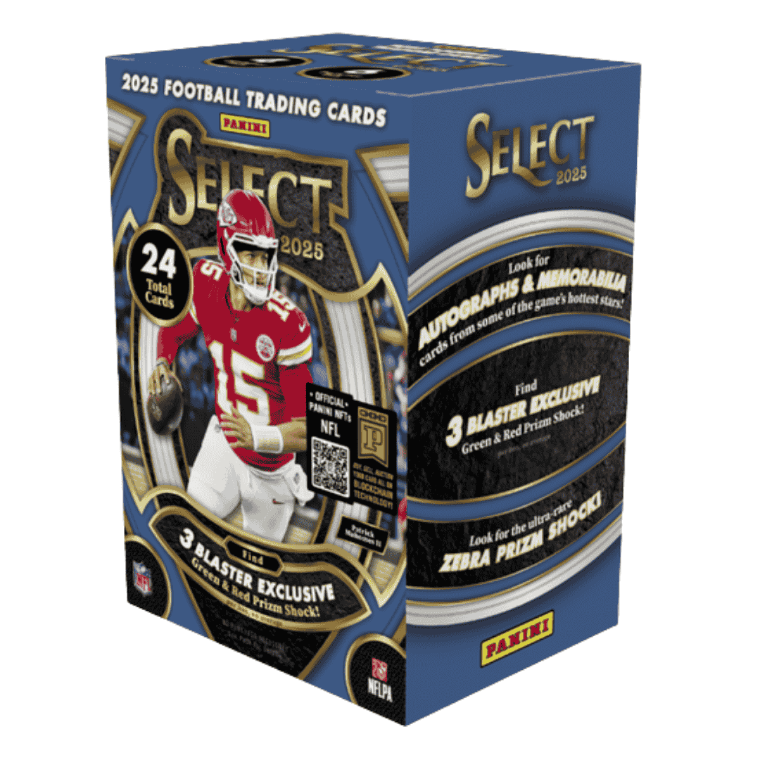 2025 Panini Select Football Hobby Blaster Box (Green & Red Prizm) - Sealed Wax