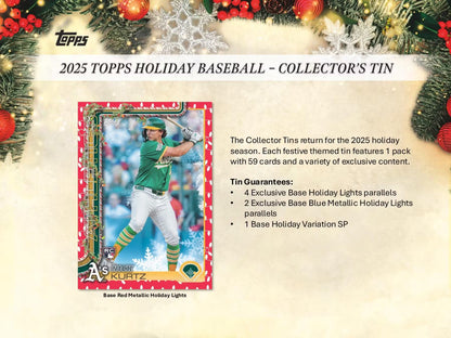 Topps Holiday Baseball Tin - 3 Pack