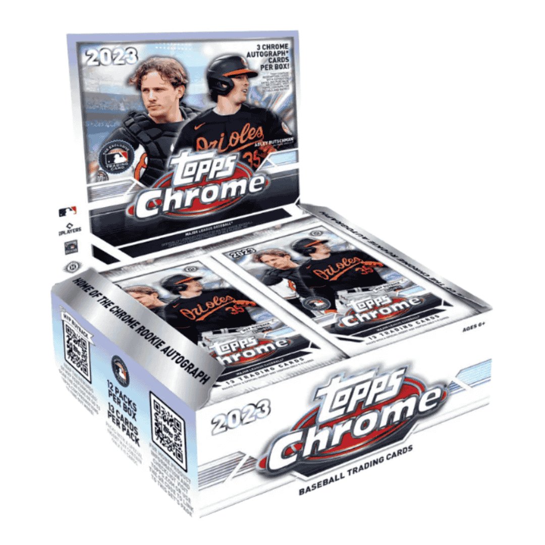 2023 Topps Chrome Baseball Jumbo HTA Box - Sealed Wax