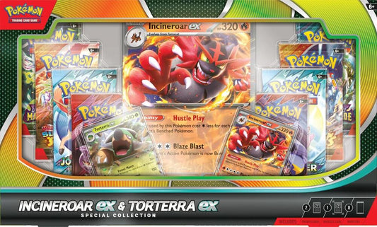 Pokémon - Incineroar ex and Torterra ex Special Collection - Miscellaneous Cards & Products (MCAP) - Sealed Wax