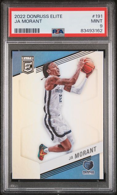 2022 Panini - Donruss Elite - Ja Morant - #191 - PSA 9 - basketball - Grizzlies