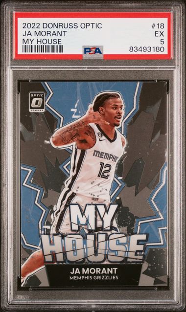 2022 Panini - Donruss Optic - My House - #18 - PSA 5 - basketball - Grizzlies