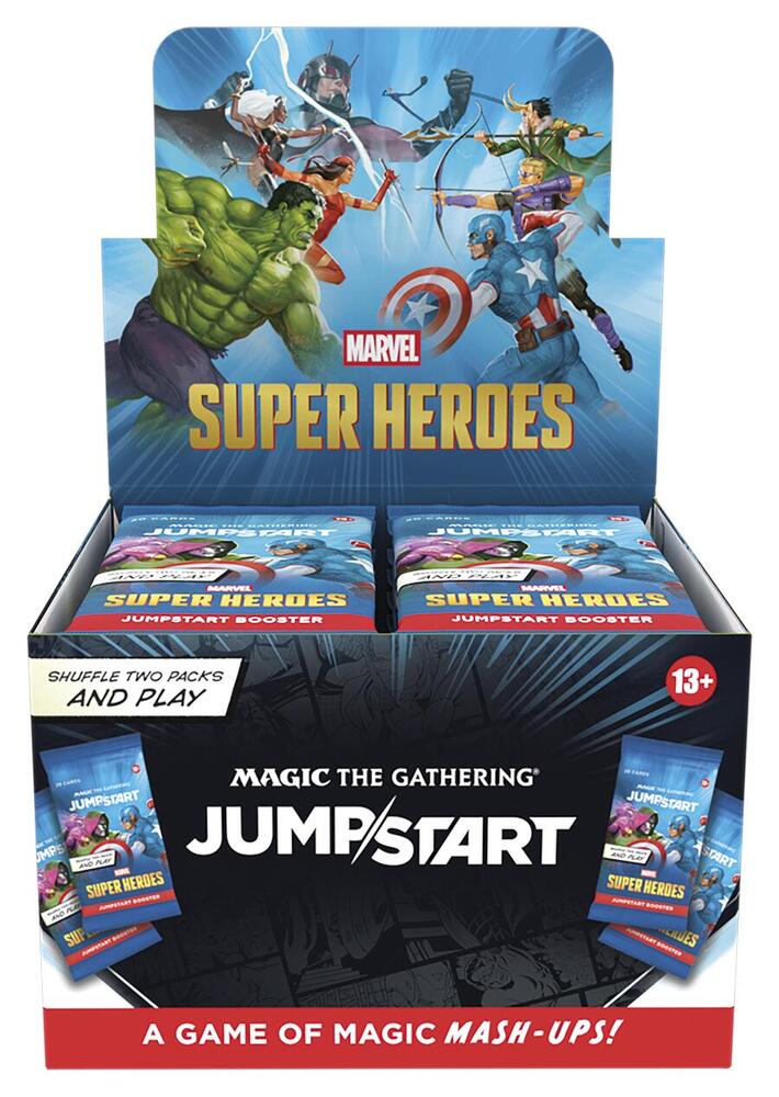 Magic the Gathering [MTG] - Marvel Super Heroes - Jumpstart Booster Display - Marvel Super Heroes (MSH) - Sealed Wax