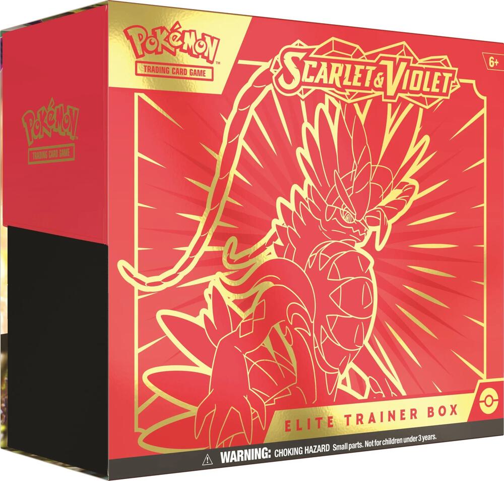 Pokémon - Scarlet & Violet Elite Trainer Box [Koraidon] - SV01: Scarlet & Violet Base Set (SVI) - Sealed Wax