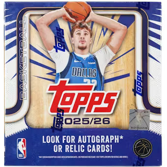 2025/26 Topps Basketball Mega Box - Sealed Wax