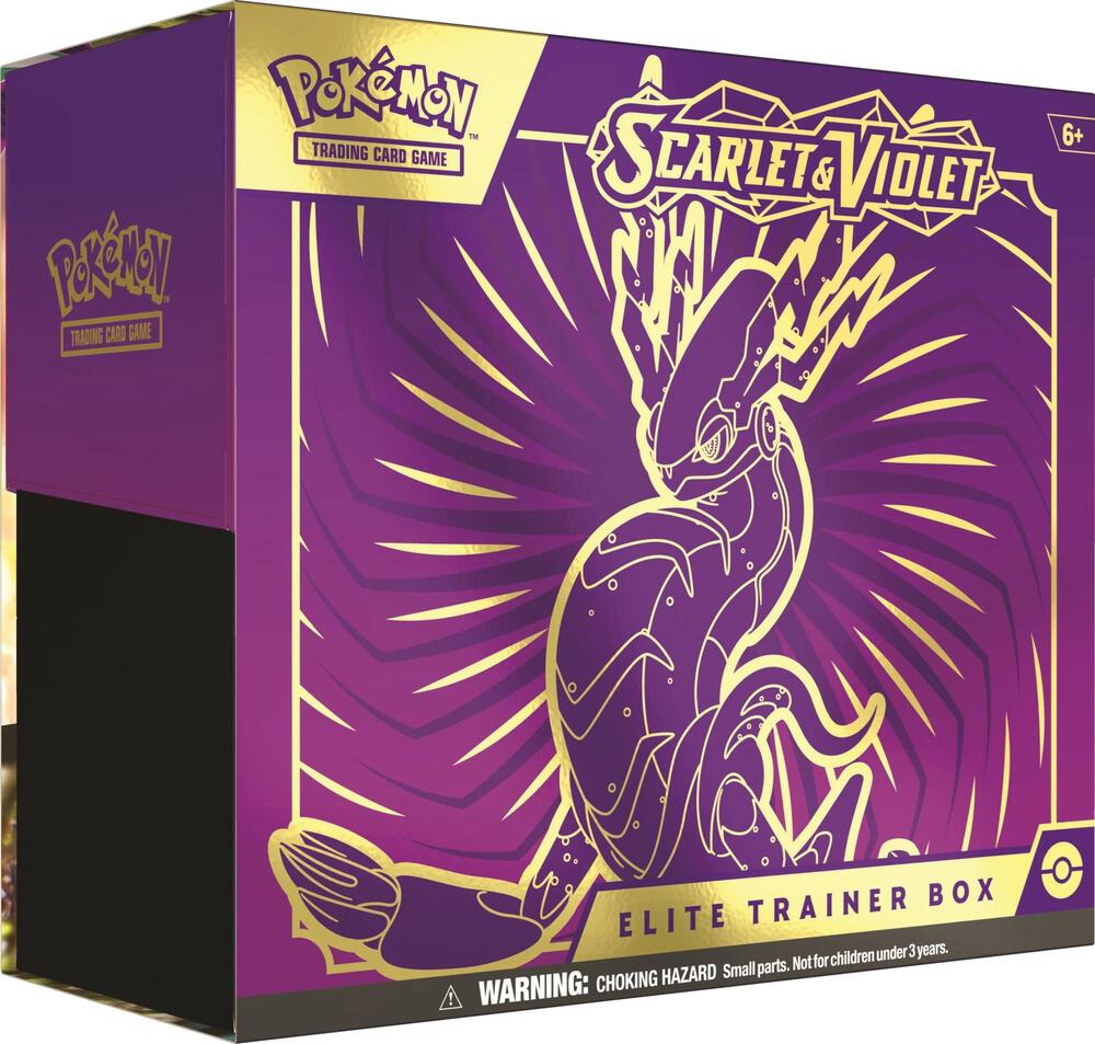 Pokémon - Scarlet & Violet Elite Trainer Box [Miraidon] - SV01: Scarlet & Violet Base Set (SVI). - Sealed Wax