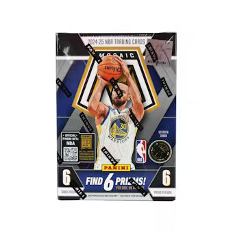 2024/25 Panini Mosaic Basketball 6-Pack Blaster Box - Sealed Wax