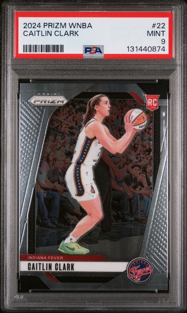 2024 Prizm WNBA - Caitlin Clark - Basketball - Indiana Fever - #22 - PSA 9