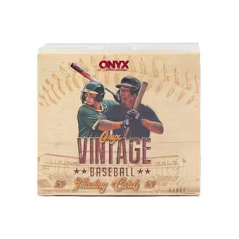 2026 Onyx Vintage Collection Baseball Hobby Box - Sealed Wax