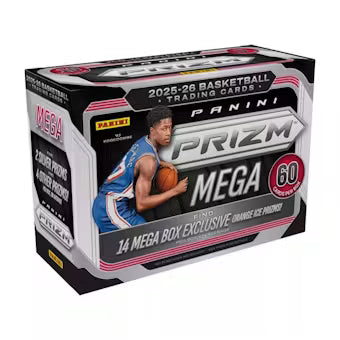 2025/26 Panini Prizm Basketball Mega Box (Orange Ice Prizms!) - Sealed Wax