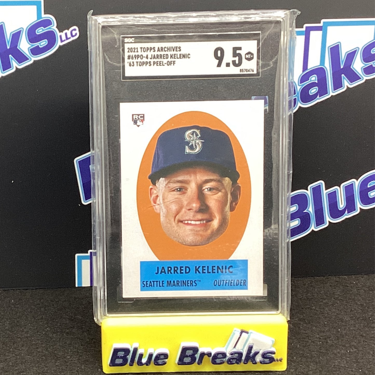 2021 Topps Archives - Jarred Kelenic - Peel Off SGC 9.5