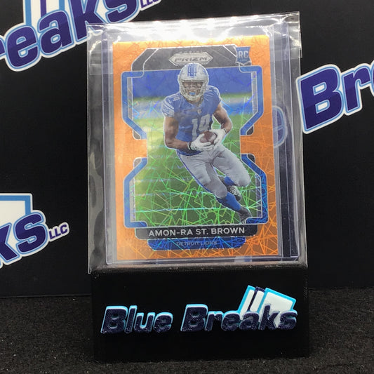 2021 Panini - Prizm - Amon-Ra St.Brown - Detroit Lions - Orange