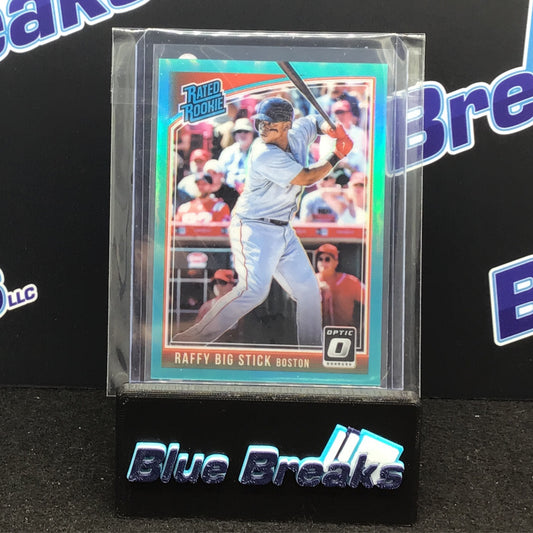 2021 Panini - Rated Rookie - Rafael Devers - Raffy Big Stick - Boston Red Sox - 164/299 - #35