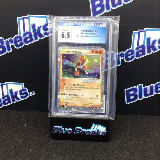 2003 Pokémon Hitmonchan ex Ruby & Sapphire #98/109 CGC 6.5