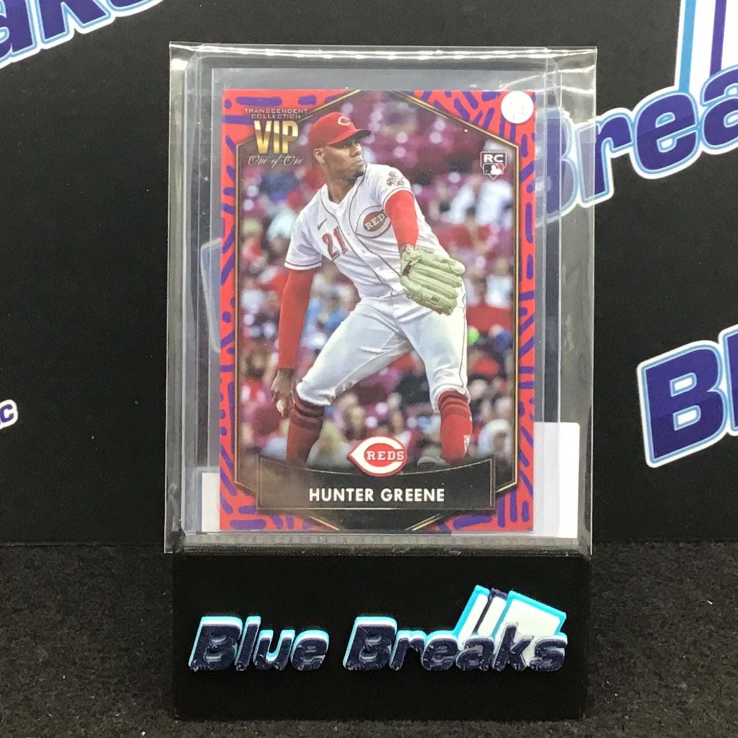 2022 Topps Transcendent Baseball VIP Party Hunter Greene 1/1 #106 Reds