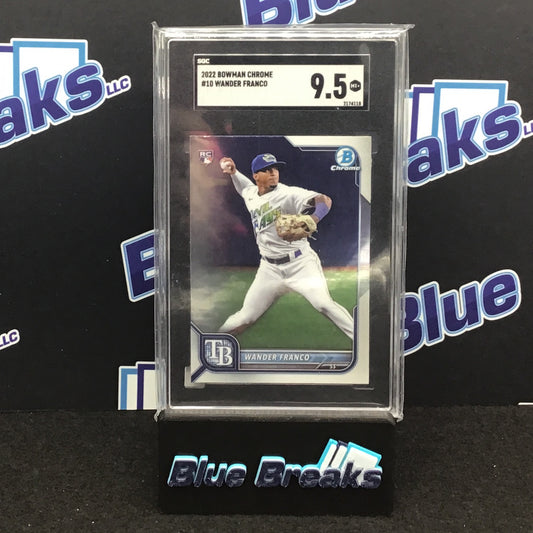 2022 Bowman Chrome - Wander Franco - #10 - Tampa Bay Rays - SGC 9.5 RC