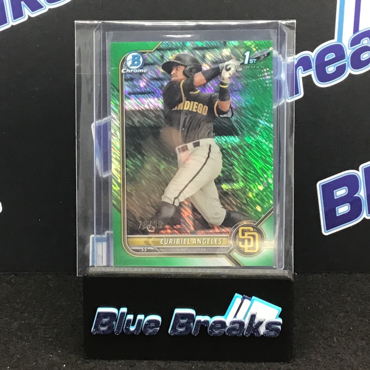 2022 Topps Bowman Chrome - Euribiel Angeles - San Diego Padres - BCP-32 - 78/99