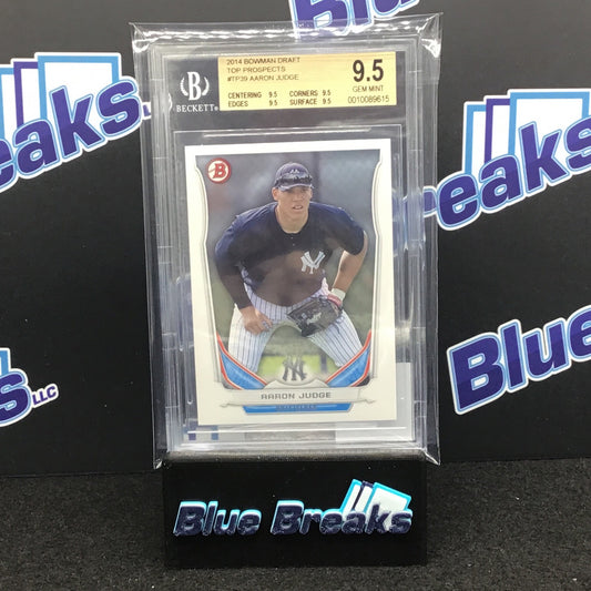 2014 Bowman Draft Top Prospects Aaron Judge #TP39 Beckett 9.5 Yankees
