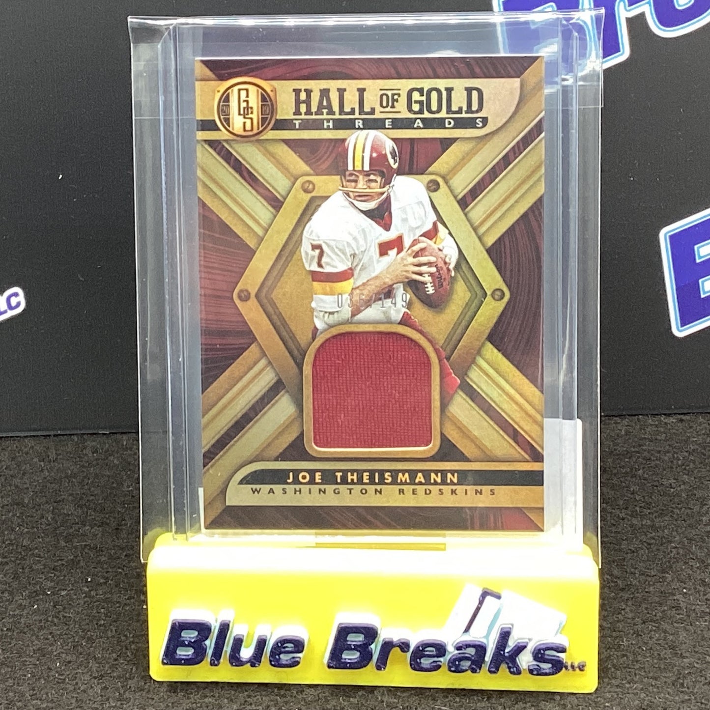 2019 Panini Gold Standard Hall of Gold Threads Joe Theismann 036/149 #HGT-JT