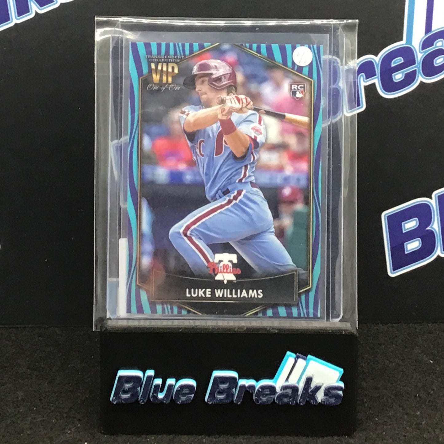 2022 Topps Transcendent Baseball VIP Party Luke Williams 1/1 #63 Phillies