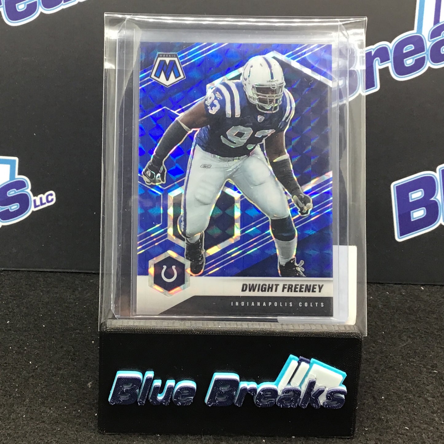 2021 Panini Mosaic Prizm Dwight Freeney 61/99 #92 Colts