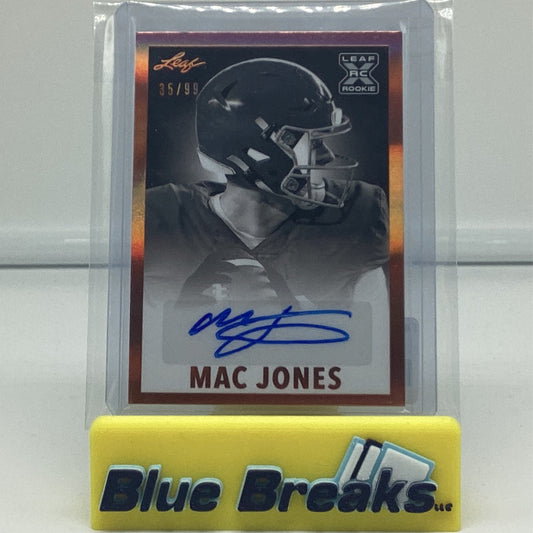 2021 Leaf - Mac Jones 35/99