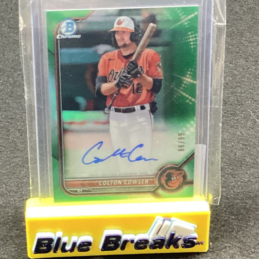 2022 Topps Bowman Chrome - Colton Cowser 86/99