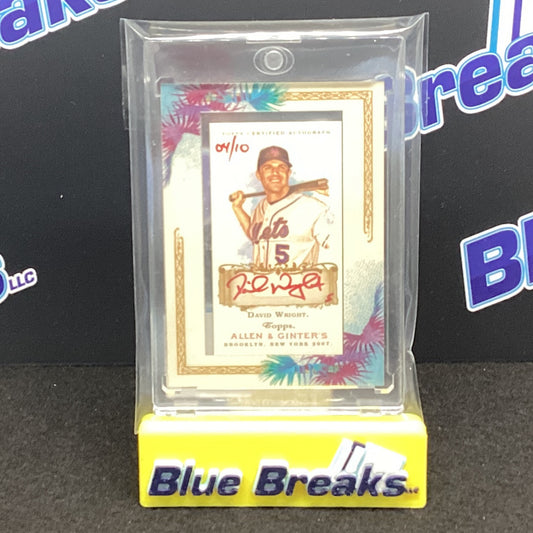 2007 Allen & Ginter - David Wright 4/10