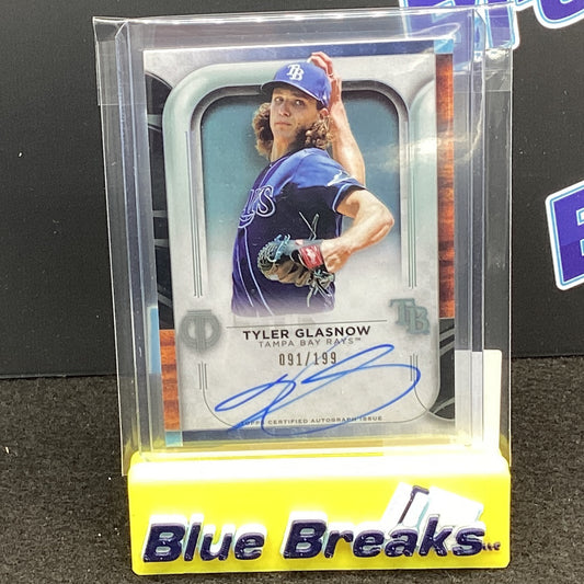 2022 Topps Tribute Autographed Card Tyler Glasnow 091/199 TA-TGL