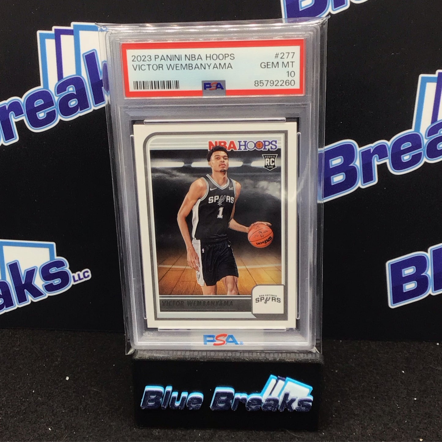 2023 Panini NBA Hoops Victor Wembanyama RC #277 PSA 10 Spurs