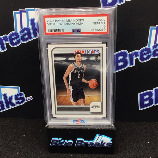 2023 Panini NBA Hoops Victor Wembanyama RC #277 PSA 10 Spurs