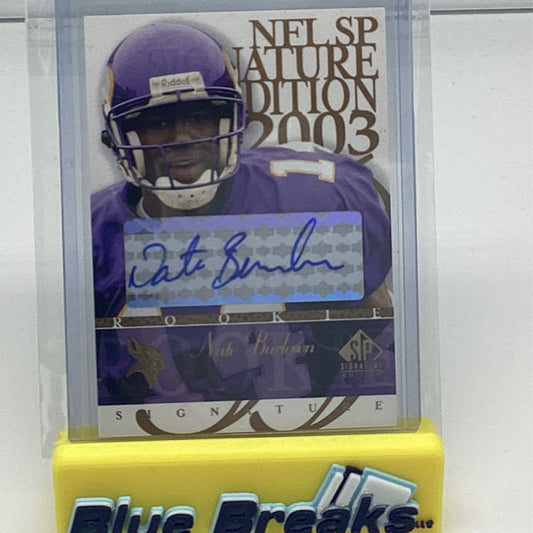 Upper Deck 2003 - Nate Burleson Auto