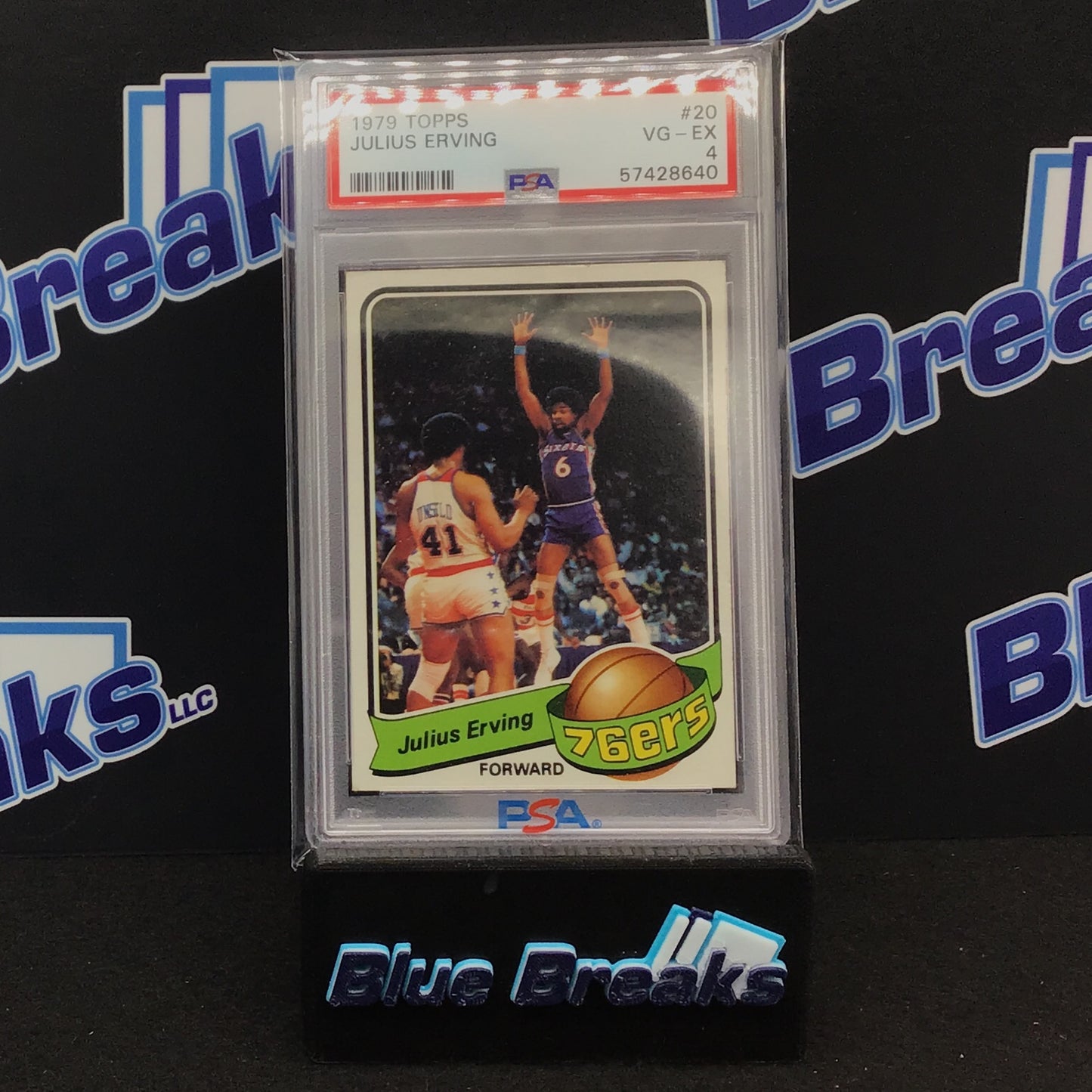 1979 Topps - Julius Irving - 76ers - #20 - PSA 4