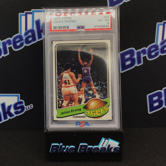 1979 Topps - Julius Irving - 76ers - #20 - PSA 4