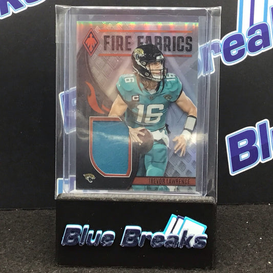 2023 Panini Phoenix Fire Fabrics Trevor Lawrence 103/150 #FIRE-5 Jaguars