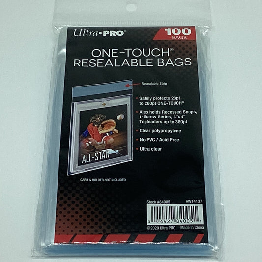 Ultra Pro One Touch Resealable Bags