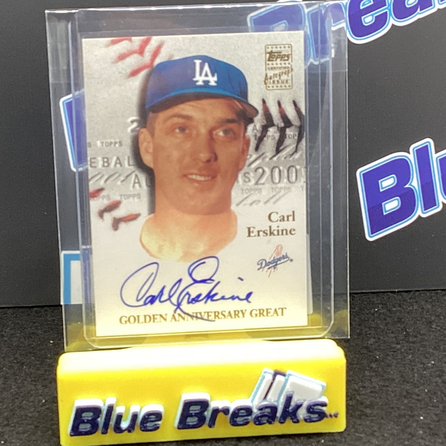 2001 Topps Certified Autograph Issue Carl Erskine