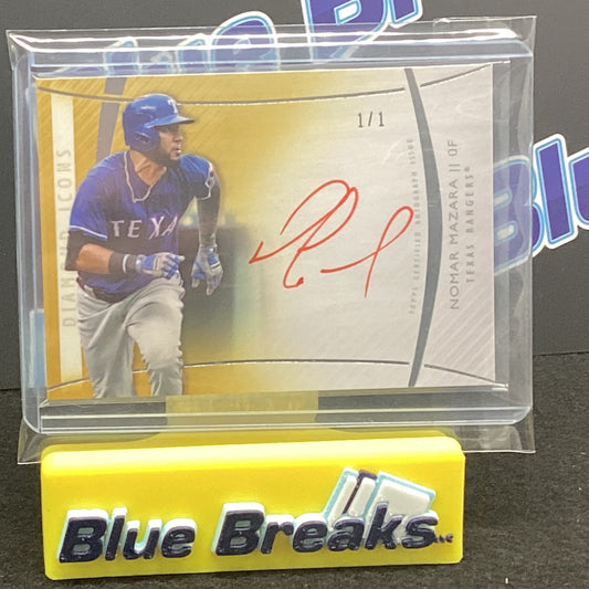2017 Diamond Icons -Nomar Mazara 1/1