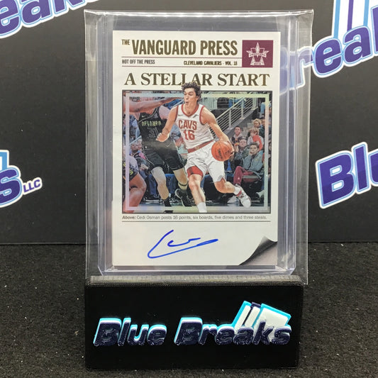 2017-18 Panini Vanguard Cedi Osman auto 70/99 #HP-COS Cavaliers