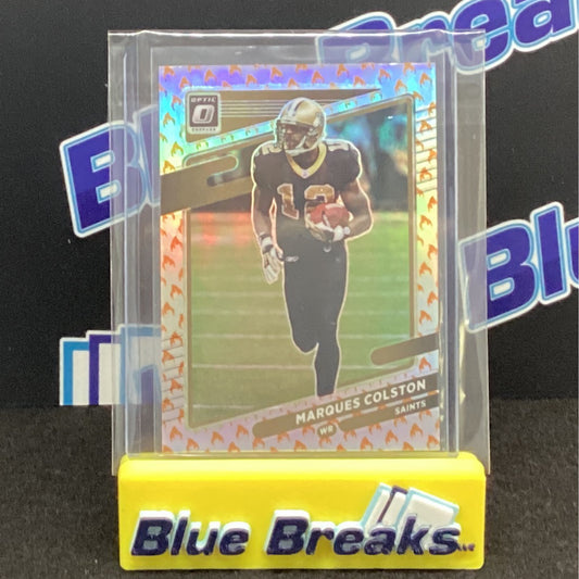 2021 Donruss Optic - Marques Colston Fire
