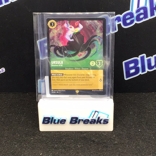 2024 Disney Lorcana Into the Inkland's Ursula Deceiver of All 91/204