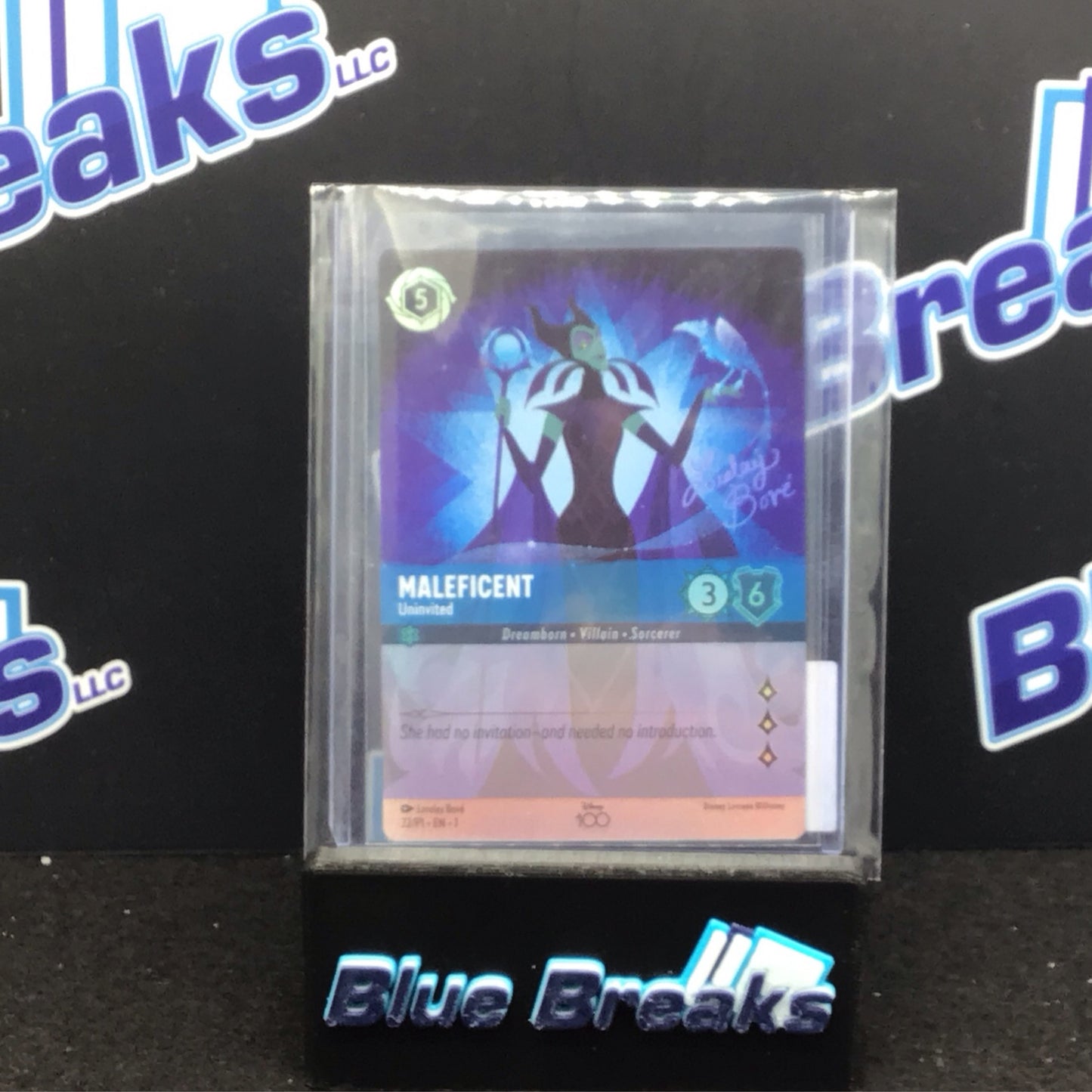 2023 Disney Lorcana D100 Maleficent Uninvited #22/P1