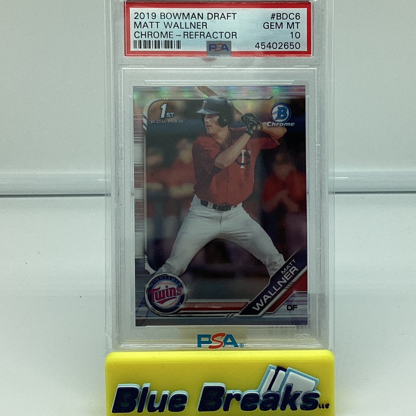 2019 Bowman Draft - Matt Wallner Gem 10