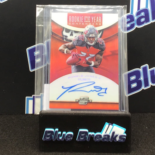 2018 Panini Contenders Optic Rookie of the Year Ronald Jones II auto 131/199 #RYA-RJ Buccaneers