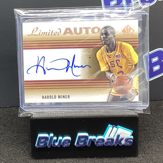 2014-15 Upper Deck SP Authentic Limited Auto Harold Miner 48/75 #29 Trojans/Heat
