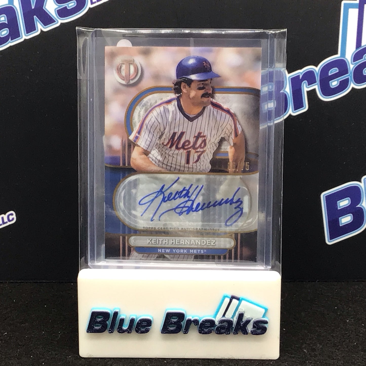 2024 Topps Tribute Keith Hernandez auto 16/75 #TA-KHE Mets