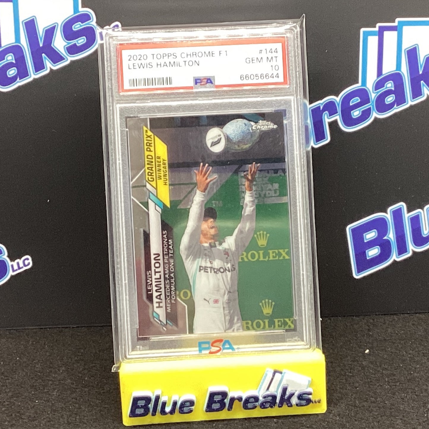 2020 Topps Chrome F1 - Lewis Hamilton - #144 PSA 10