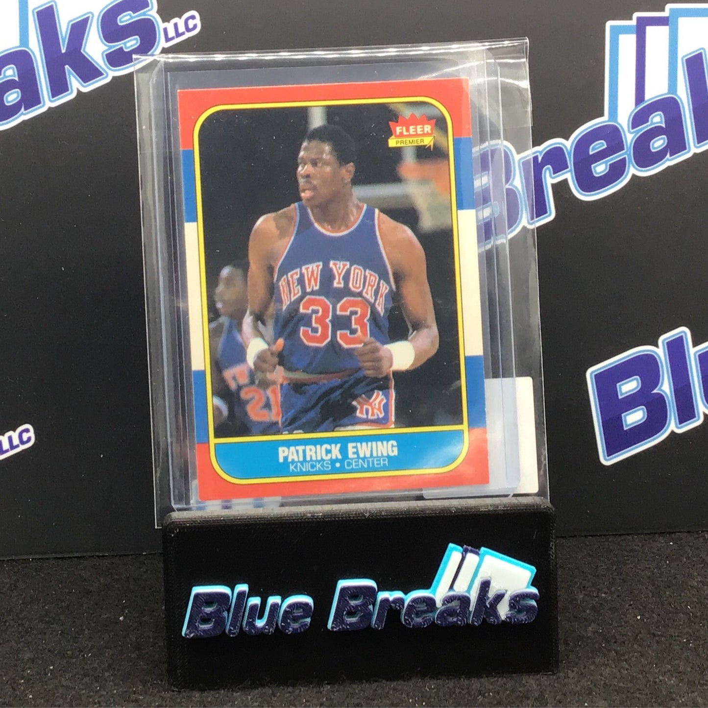 1986 Fleer Patrick Ewing #32 Knicks