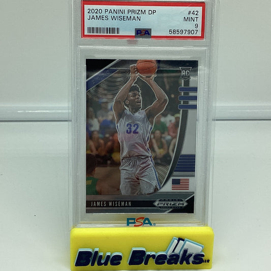 2020 Panini Prizm Dp - James Wiseman Mt 9